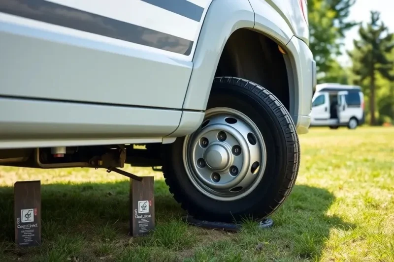 How to level a camper without moving it