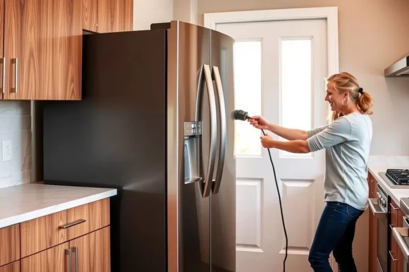 Can you plug in a fridge after moving it